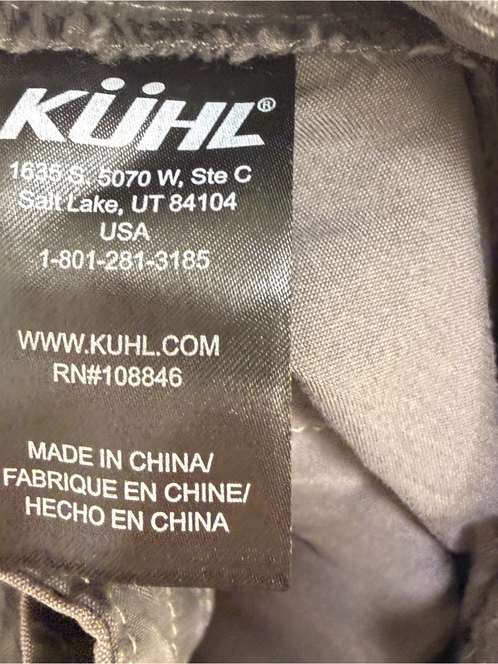 Kuhl Splash Roll Up Pant Shadow Gray Womens 10 Outdoor Hiking Performance - Picture 7 of 8